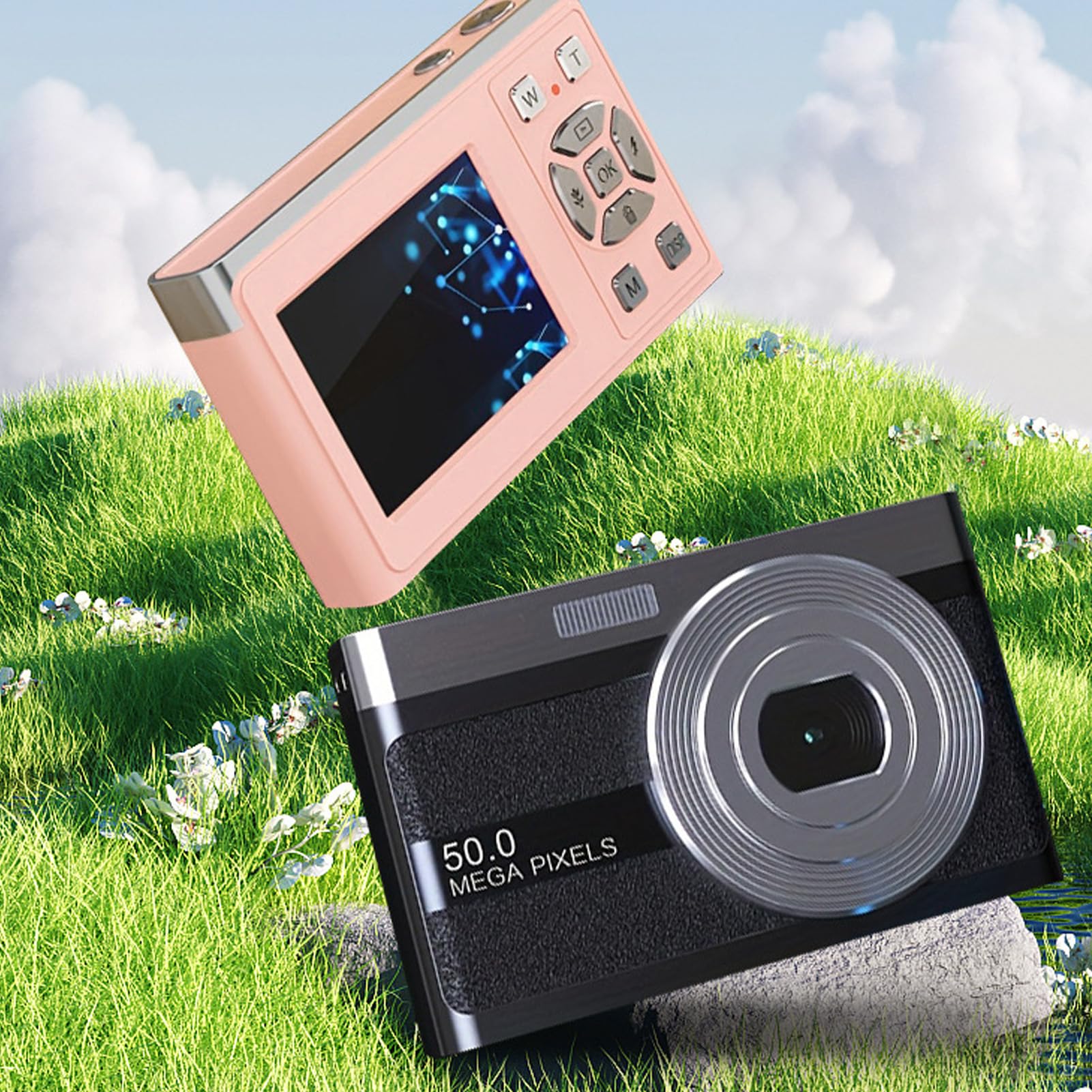 Amazon | HD デジタルカメラオートフォーカス 16X ズーム 50MP 画像